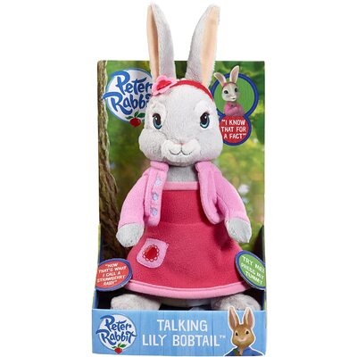 Peter Rabbit Talking Lily Bobtail Plush Doll 30 cm Six phrases