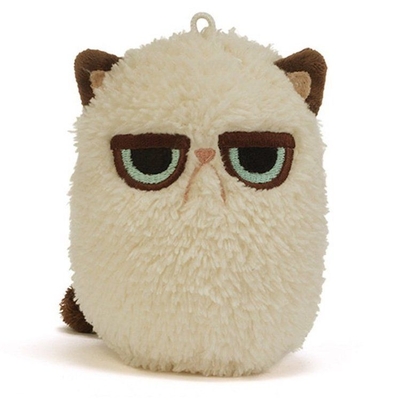 Gund grumpy shop cat mini plush