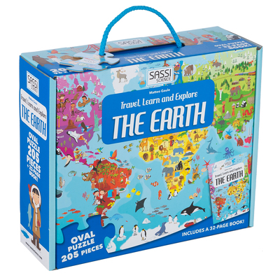 Sassi Science Travel, Learn and Explore The Earth Puzzle & Book Set