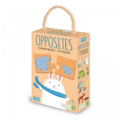 Sassi Junior Puzzle 2. Opposites Book And Puzzle