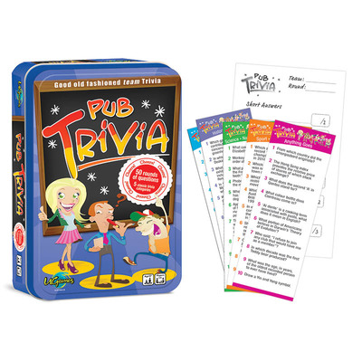 U Games Pub Trivia Tin Card Game