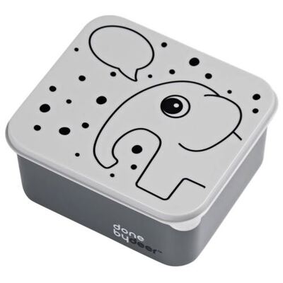 Done By Deer Lunch Box Elephant Grey