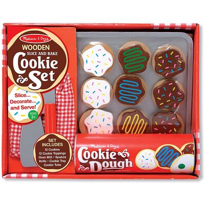 Melissa & Doug Wooden Slice and Bake Cookie Set Playset