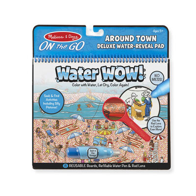 Melissa & Doug Activity Book Water Wow! Around Town Deluxe Reveal Pad