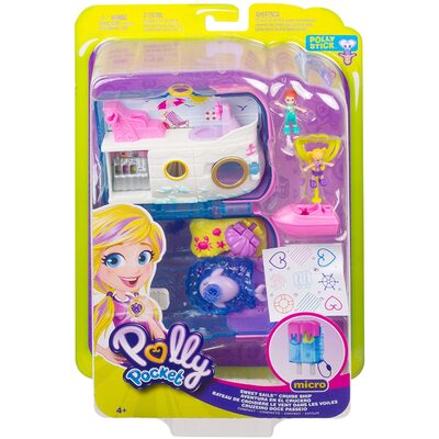 Polly Pocket World Sweet Sails Cruise Ship Compact Playset