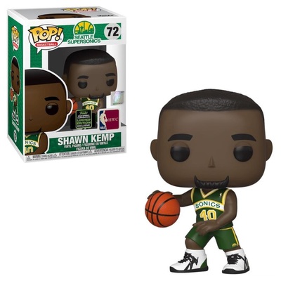 Funko POP NBA Sonics Shawn Kemp ECCC 2020 #72 Vinyl Figure