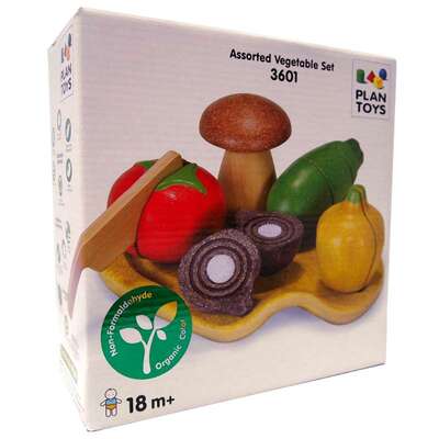 PlanToys Wooden Assorted Vegetable Set 3601