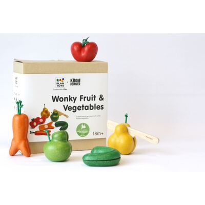 Plan Toys Wonky Fruit & Vegetables 3495