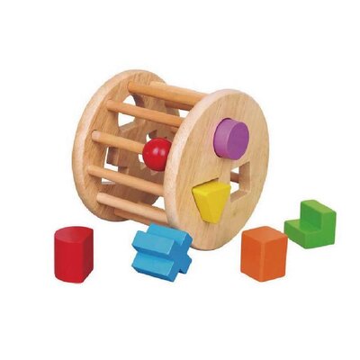 Viga Wooden Eduactional Toys Shape Sorting Wheel