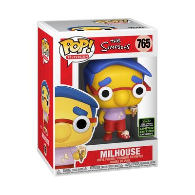 Funko POP The Simpsons Milhouse ECCC 2020 #765 Vinyl Figure