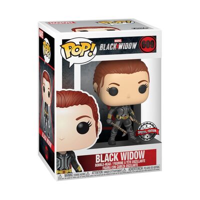 Funko Pop Marvel Black Widow Grey Suit #609 Vinyl Figure