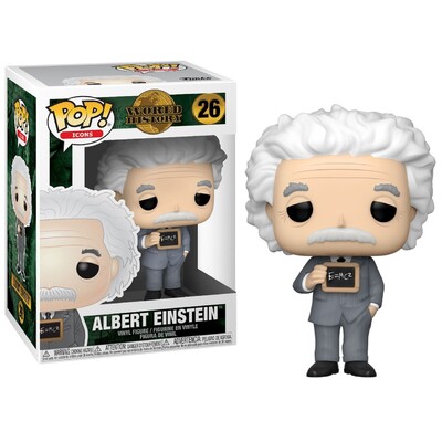 Funko Pop Icons World History Albert Einstein #26 Vinyl Figure