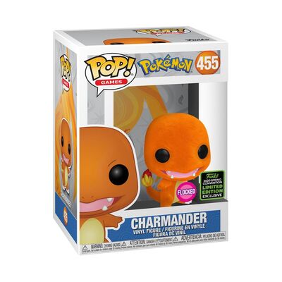 Funko POP Pokemon Charmander FLOCKED ECCC 2020 #455   