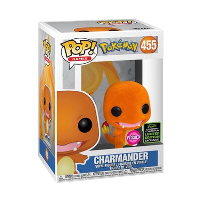 Funko POP Pokemon Charmander FLOCKED ECCC 2020 #455   