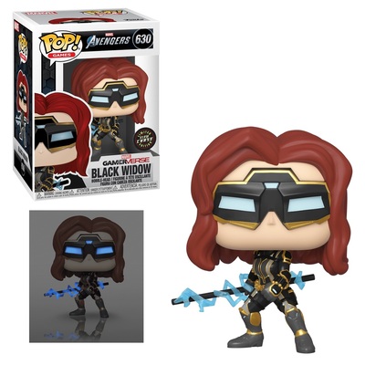 Funko POP Marvel Avengers Gamerverse Black Widow Chase #630 Vinyl Figure