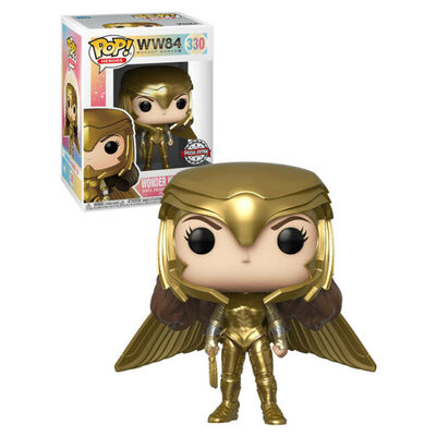 Funko POP Wonder Woman WW84 Golden Armor (Metallic) #330 Vinyl Figure