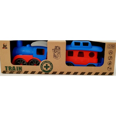 Enviro 100% Recycled Plastic Train Set Bricks Vehicle Series