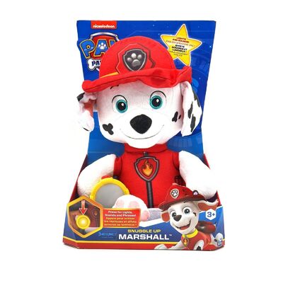 Paw Patrol Snuggle Up Marshall Lights and Sounds Plush With Flashlight