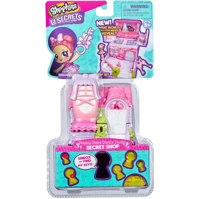 Shopkins Lil' Secrets Season 3 Secret Shop Happy Steps Dance Studio