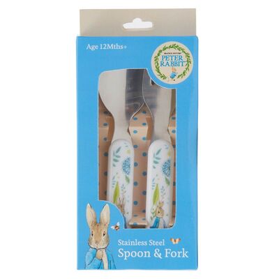 Classic Peter Rabbit - 2 Piece Cutlery Set Spoon and Fork