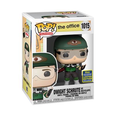 Funko Pop! The Office Dwight Schrute as Recyclops v2 SDCC 2020 #1015 Vinyl Figure