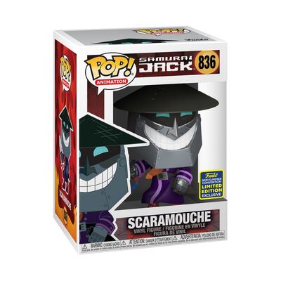 Funko POP Samurai Jack Scaramouche SDCC 2020 #836 Vinyl Figure