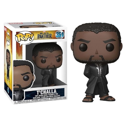 Funko POP Marvel Black Panther T'Challa (Black Robe) #351 Vinyl Figure