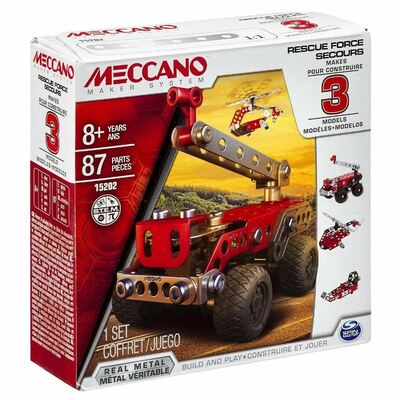 Meccano 3 Model Set Rescue Squad