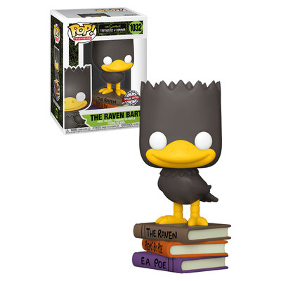 Funko POP The Simpsons Treehouse Of Horror The Raven Bart #1032 Vinyl Figure
