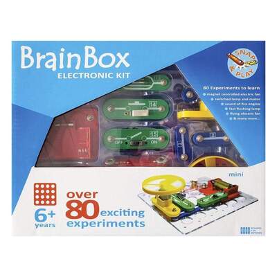 Brain Box STEM Electronic Mini Experiment Kit Over 80 Exciting Experiments