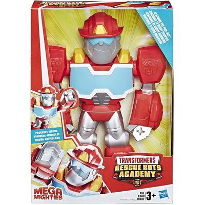 Playskool Heroes Mega Mighties Transformers Rescue Bots Academy Heatwave The Fire Bot
