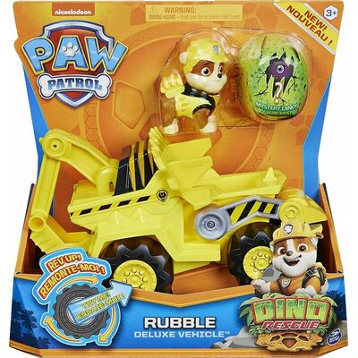 Paw Patrol Dino Rescue Deluxe Vehicle - Rubble