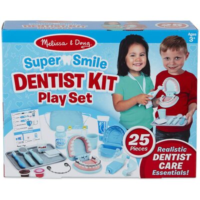 Melissa & Doug Super Smile Dentist Kit Play Set 