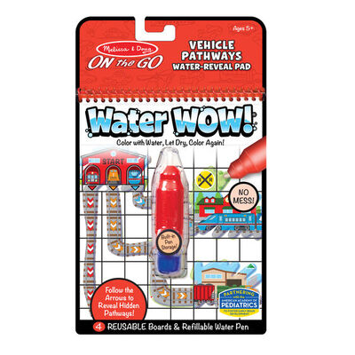 Melissa & Doug On the Go Water Wow Vehicle Pathways Book
