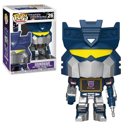 Funko Pop Retro Toys Transformers Soundwave #26 Vinyl Figure