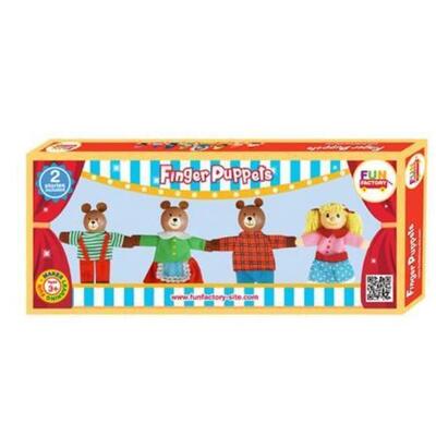 Fun Factory Finger Puppets Wooden Goldilocks