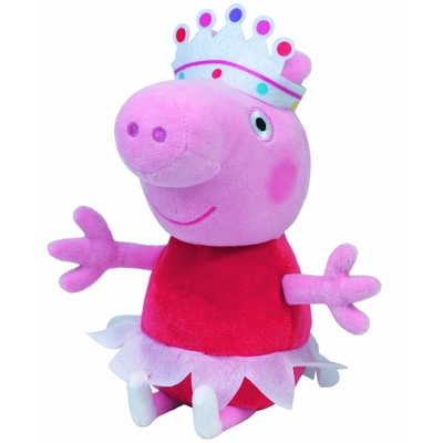 TY Beanie Baby 6" - Ballerina Peppa Pig plush