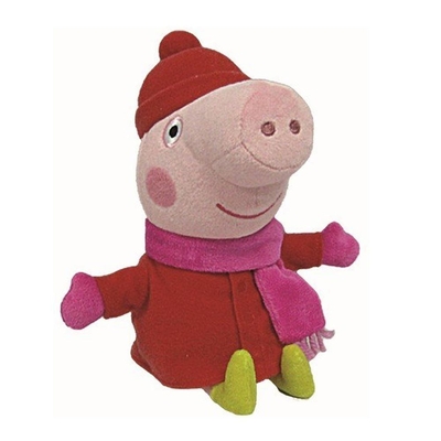 TY Beanie Baby 6" - Peppa Pig Winter Plush