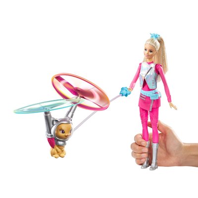 Barbie Star Light Galaxy Barbie Doll & Flying Cat