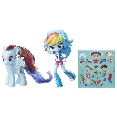 My Little Pony Equestria Girls Mini Rainbow Dash Pony and Doll Set