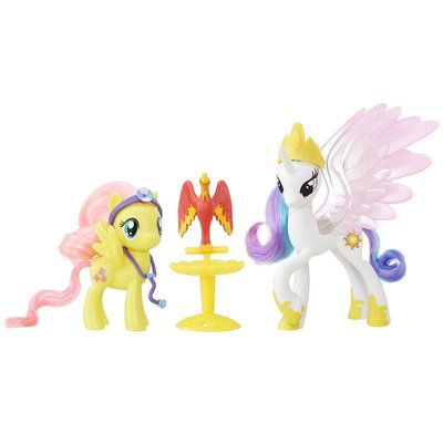 My Little Pony 2017 Reboot Princess Celestia & Fluttershy Philomena Nurturing Friends