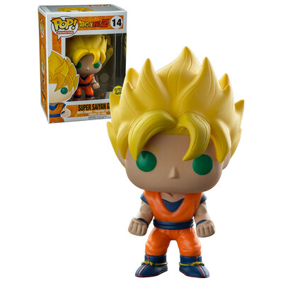 Funko POP! Dragon Ball Z Super Saiyan Goku Glow In The Dark #14 Vinyl Figure