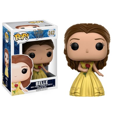 Funko POP! Disney Beauty & The Beast Belle with Rose #242 Vinyl Figure