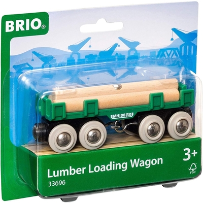 Brio World Lumber Loading Wagon 33696