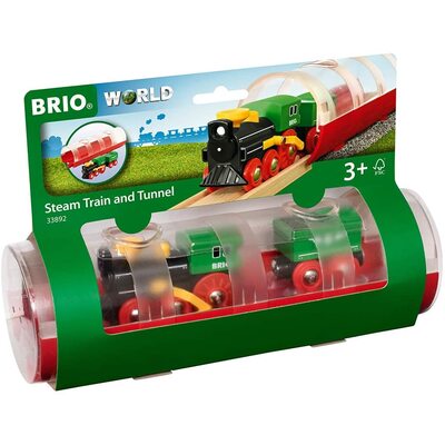 Brio World Steam Train & Tunnel 3pc 33892