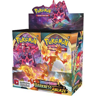 Pokemon TCG Sword & Shield Darkness Ablaze Booster Pack (36)