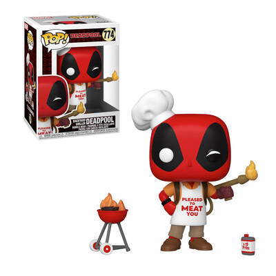 Funko Pop Deadpool Backyard Griller Deadpool 30th Anniversary #774 Vinyl Figure