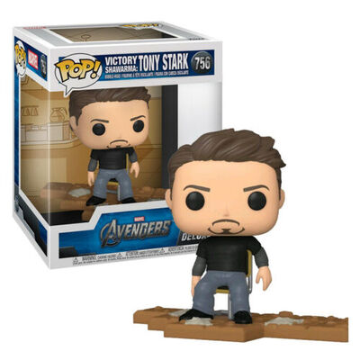 Funko Pop Marvel Avengers Assemble Victory Shawarma Tony Stark Deluxe #756