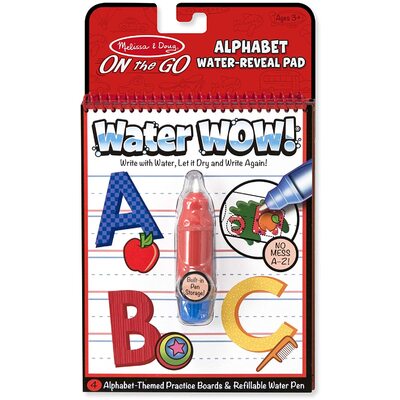 Melissa & Doug On the Go Travel Activity Book Water Wow Alphabet