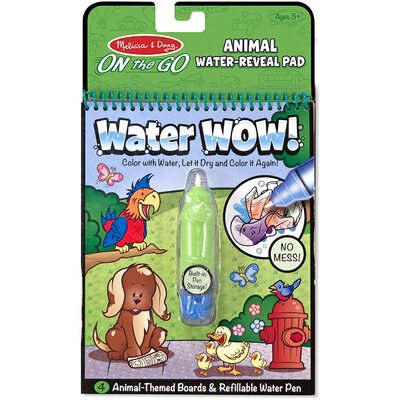 Melissa & Doug On the Go Travel Activity Book Water Wow Animals